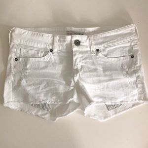 White GUESS shorts